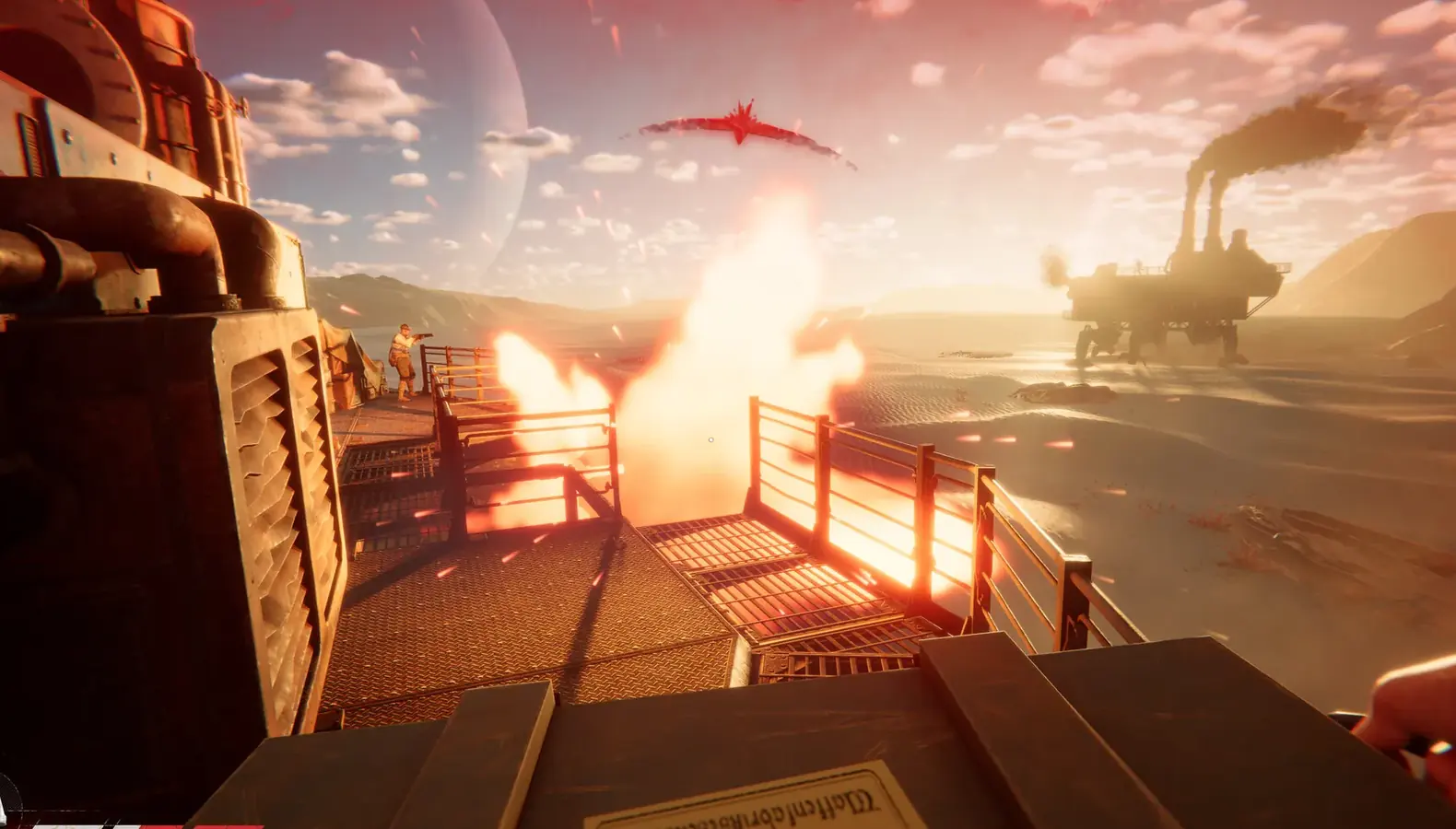 Kampf zwischen Tramplern in SAND Raiders of Sophie